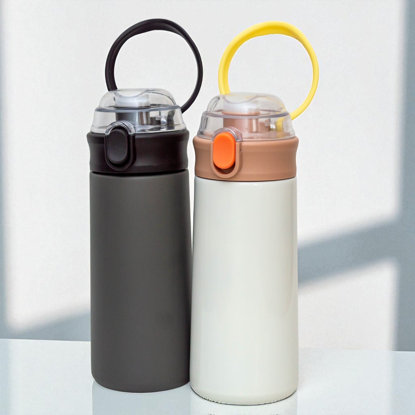 Stainless Steel Push Button insulated Water Bottle, 500 mL