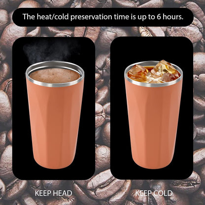 Stainless Steel Vacuum Flask with Straw