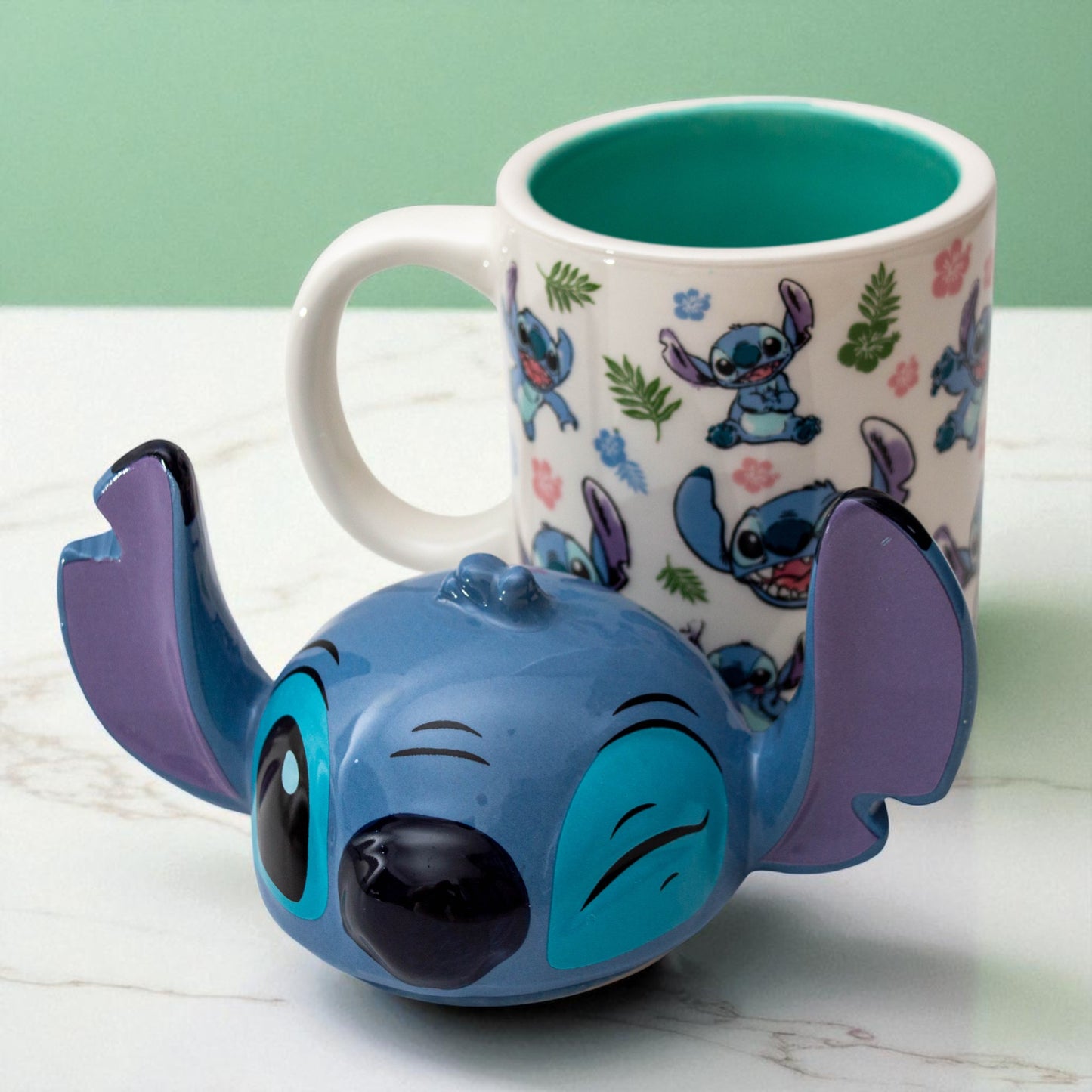 Disney Lilo & Stitch Ceramic Mug With Sculpted Topper