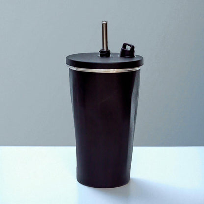 Stainless Steel Vacuum Flask with Straw