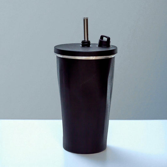 Stainless Steel Vacuum Flask with Straw