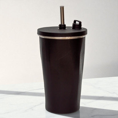 Stainless Steel Vacuum Flask with Straw