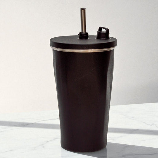 Stainless Steel Vacuum Flask with Straw