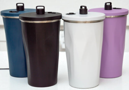 Stainless Steel Vacuum Flask with Straw