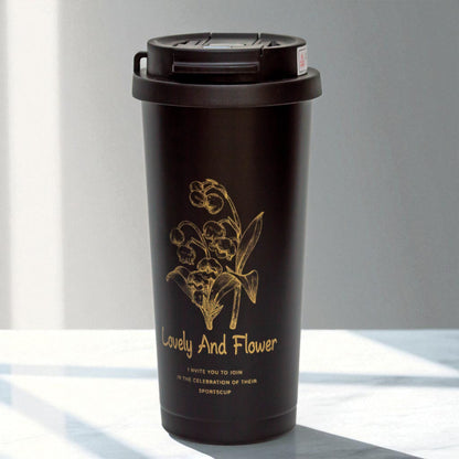 Rust Proof, Stainless Steel ( Black ) Mug 500ml